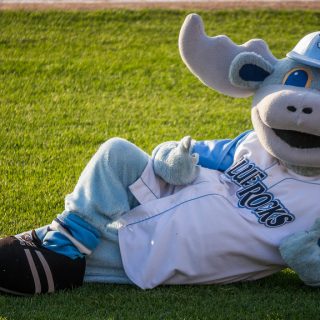 Blue Rocks Mascot in Wilmington